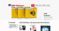 Desktop Screenshot of hds-software.de